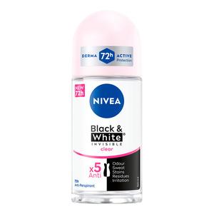 Nivea Black & White Invisible Original Deo Roll On - 50 ml.