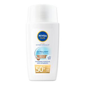Nivea Daily Fluid Medium Tinted SPF 50+ - 40 ml.