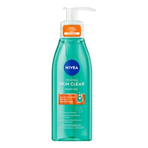 Nivea Derma Skin Clear Wash Gel - 150 ml.