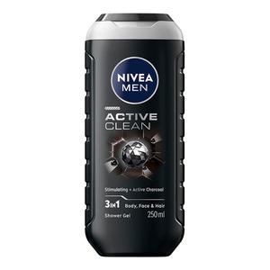 Nivea Men Active Clean Shower Gel - 250 ml.