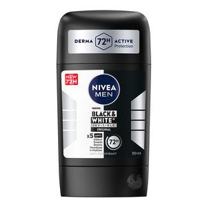 Nivea Men Black & White Invisible Deostick - 50 ml.