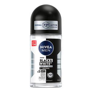 Nivea Men Black & White Invisible Original Deo Roll On - 50 ml.
