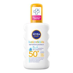 Nivea Sun Kids Sensitive Protect Spray SPF 50+ - 200 ml.