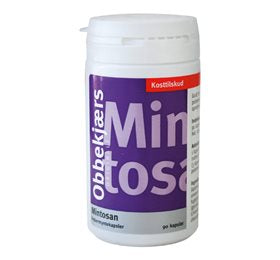 Obbekjærs Mintosan pebermyntekap 200 mg • 90 kap.