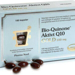 Pharma Nord Bio-Quinone Aktivt Q10 Gold 180 kapsler