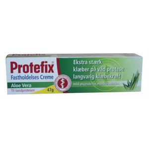 Protefix fastholdelses creme aloe vera - 47 gr