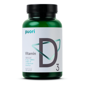 Puori D3-vitamin 62,5 Âµg - 120 kap