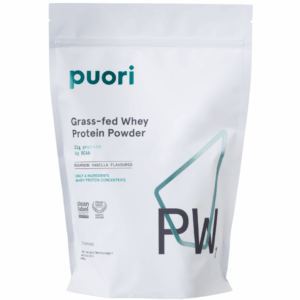Puori PW1 Græsfodret Whey Proteinpulver med Bourbon Vanilje (900 g)