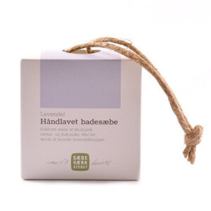 Sæbeværkstedet Badesæbe på snor Lavendel • 150g.