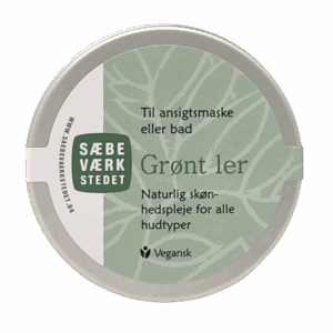 Sæbeværkstedet Grønt Ler til ansigtsmaske (50 gr)