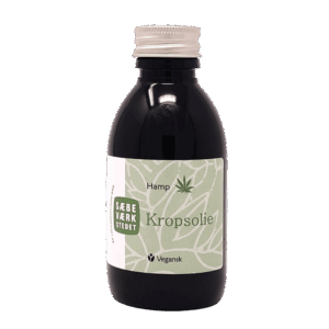 Sæbeværkstedet Kropsolie med hamp (150 ml)