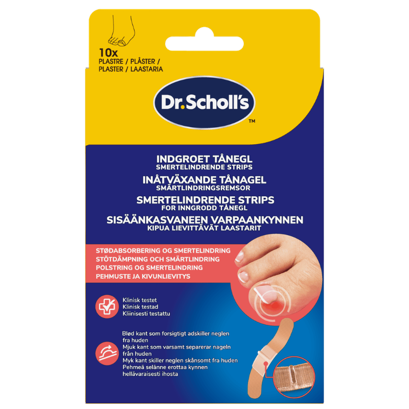 Scholl Ingrown Toenail Pain Relief Strips (10 stk)