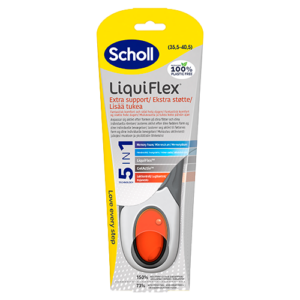 Scholl Insoles Liquiflex Extra Support Size S (1 sæt)