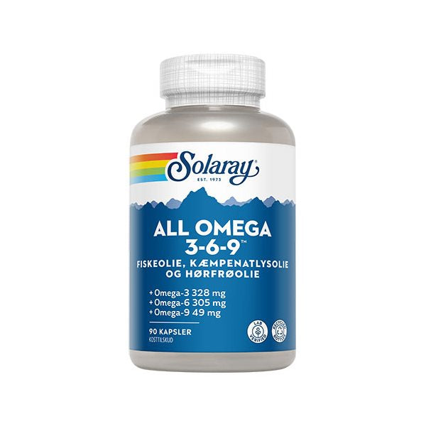 Solaray All Omega 3-6-9 90 kaps.