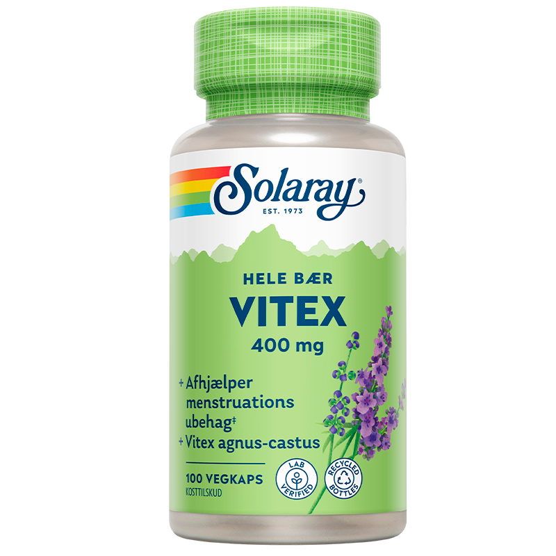 Solaray Vitex Agnus Castus (100 kapsler)