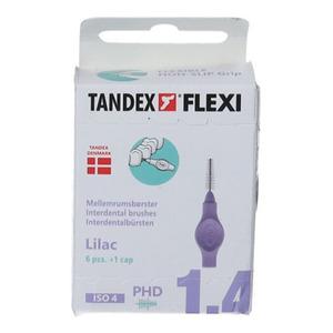 Tandex Flexi Mellemrumsbørste - 6 stk. - 0,80 mm = PHD 1,4 Lilac