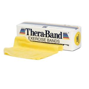 Thera Band Flad Elastik 5,5 m - Gul Hårdhed 2