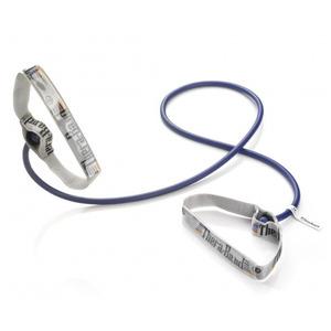 TheraBand Træningselastik m. Håndtag 1,4 m - Blå/Hårdhed 4