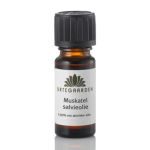 Urtegaarden Muskatelsalvieolie Ren Æterisk Olie (10 ml)