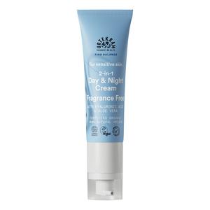 Urtekram Beauty Fragrance Free Sensitive Skin 2in1 Day&Night Cream - 50 ml.