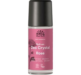 Urtekram Deo krystal roll on Rose • 50ml.