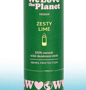 We love the planet Deo Stick zesty Lime 40g. vegan